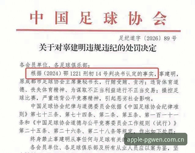 PGWEN游戏平台 如何从足协最新禁足名单看中国足球的深层危机?